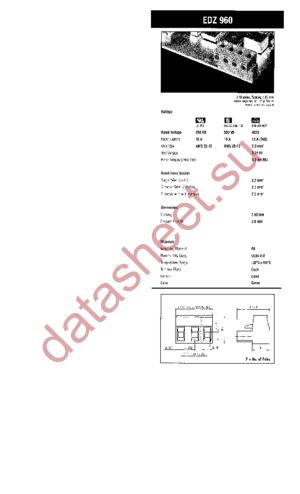 EDZ960/10 datasheet  
